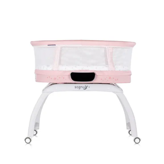 Slika Dječji krevetić/kolijevka sa LED ekranom Sogno Roza Chipolino 