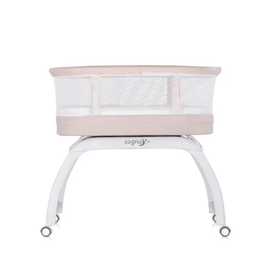 Slika Dječji krevetić/kolijevka sa LED ekranom Sogno Macadamia Chipolino 