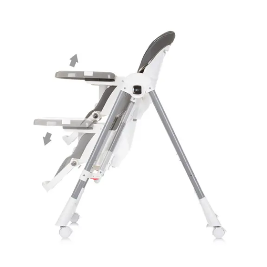 Slika Hranilica / ležaljka 2u1 Milk Shake Ash Siva Chipolino 