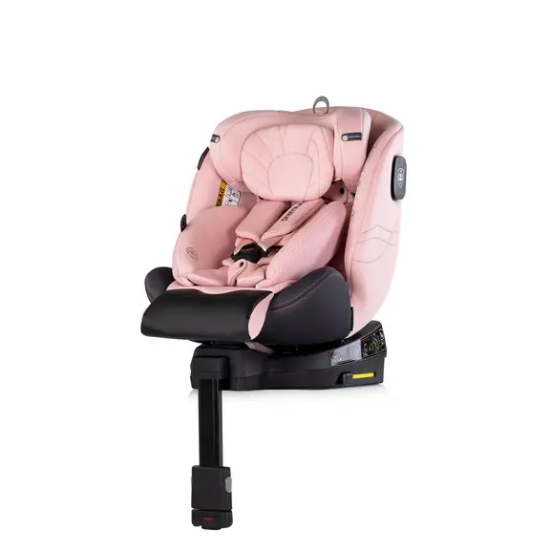 Slika Autosjedalica I-SIZE 40-150 cm ISOFIX 360 Premium Roza Marshmallow Chipolino 