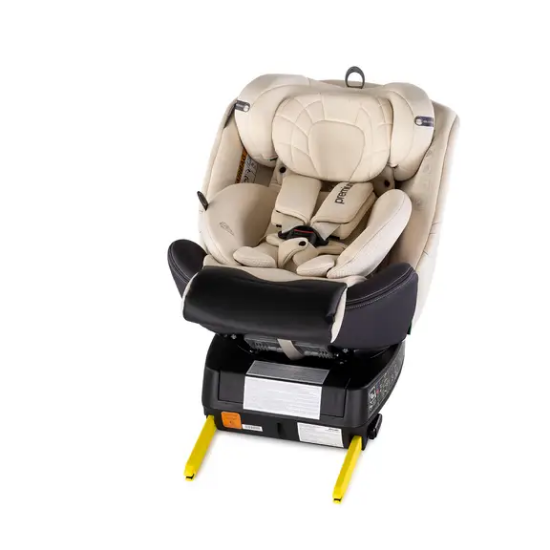 Slika Chipolino autosjedalica I-SIZE 40-150 cm ISOFIX 360 Premium Biscotta