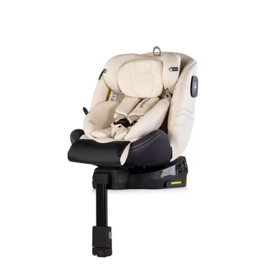 Slika Chipolino autosjedalica I-SIZE 40-150 cm ISOFIX 360 Premium Biscotta