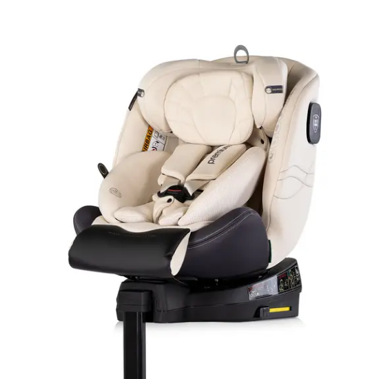 Slika Chipolino autosjedalica I-SIZE 40-150 cm ISOFIX 360 Premium Biscotta