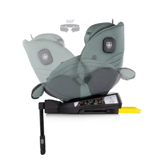 Slika Autosjedalica I-SIZE 40-150 cm ISOFIX 360 Premium Basil Chipolino 