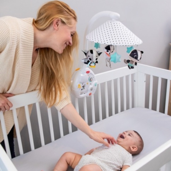 Slika Muzički vrtuljak 3u1 Magical Night - Black and White Tiny Love