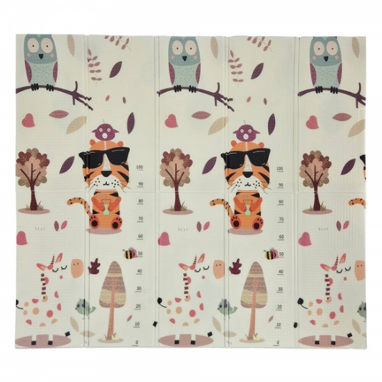 Slika Dvostrana podloga za igru Jungle 180x200 - BEBESTARS 