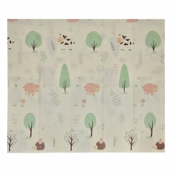 Slika Dvostrana podloga za igru Jungle 180x200 - BEBESTARS 