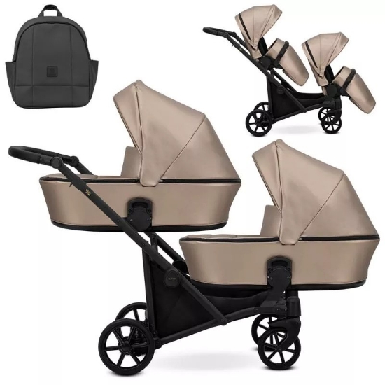 Slika Kunert 3u1 dječja kolica za blizance BRAV DUO