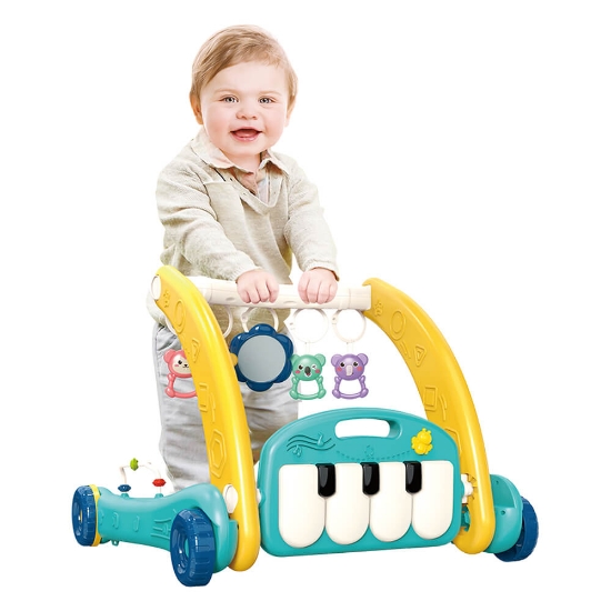 Slika PIANO BUNNY 2u1 baby gym-hodalica Bebestars 
