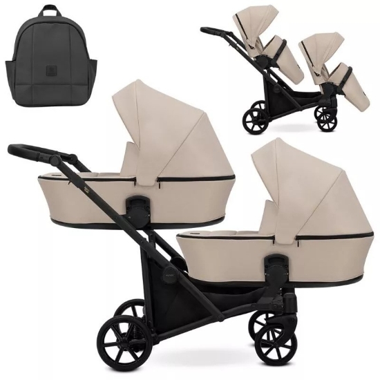 Slika Kunert 2u1 dječja kolica za blizance BRAV DUO