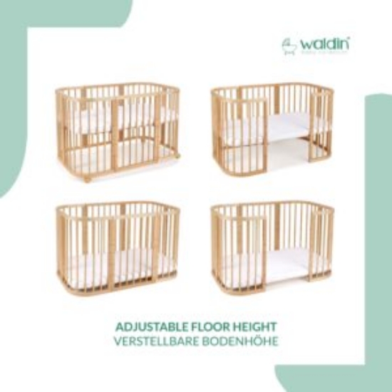 Slika Waldin W2  krevetić 7u1 s madracem