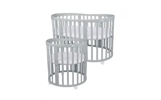 Slika Waldin Oval krevetić 7u1 s madracem