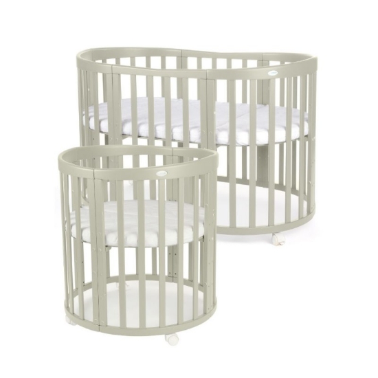 Slika Waldin Oval krevetić 7u1 s madracem