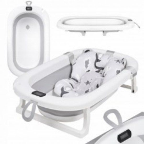 Slika Sklopiva kadica s termometrom i jastučićem MILO - Primabobo