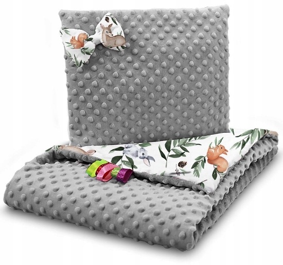 Slika Dvostrana minky dekica + jastuk - Babymam