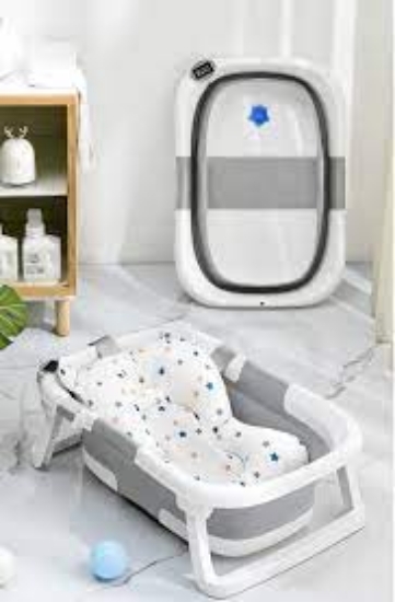 Slika Dvostruko sklopiva kadica s jastukom COMPACT 