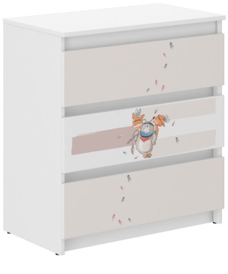 Slika Komoda za dječju sobu s motivom R-3