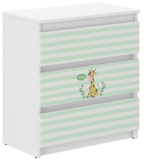 Slika Komoda za dječju sobu s motivom R-3