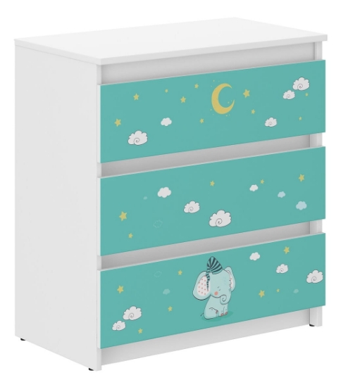 Slika Komoda za dječju sobu s motivom R-3
