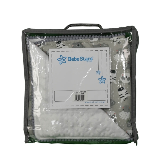 Slika Minky dekica s pomponima