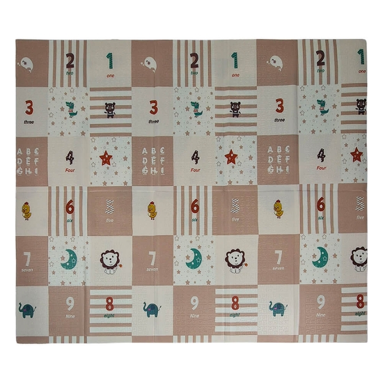 Slika Dvostrana podloga za igru BOHO 180x200 BEBESTARS 