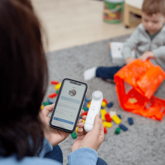 Slika  WheezeScan uređaj za detekciju piskanja OMRON 