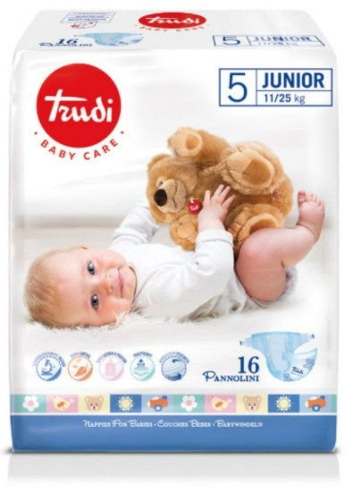Slika Pelene dry fit junior 11-25 kg 16 komada Trudi 