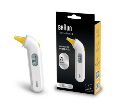 Slika ThermoScan 3 ušni toplomjer BRAUN 