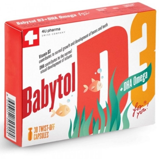 Slika Babytol D3 + DHA Omega 30 kapsula