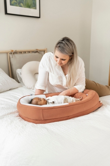 Slika Gnijezdo za bebe Tetra Jersey Terracotta - Doomoo