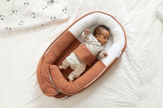 Slika Gnijezdo za bebe Tetra Jersey Terracotta - Doomoo
