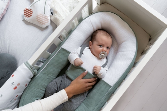 Slika Gnijezdo za bebe Tetra Jersey Green - Doomoo