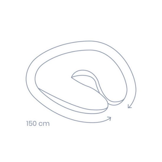 Slika Jastuk za dojenje, Classic Grey - Doomoo 
