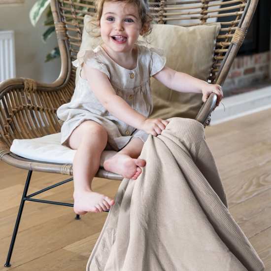 Slika Dekica Tetra Jersey Sand - Doomoo 