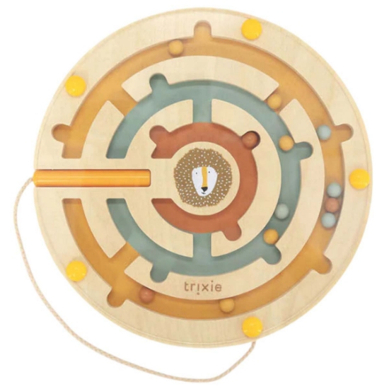 Slika Drveni okrugli magnetski labirint mr. lion trixie® 