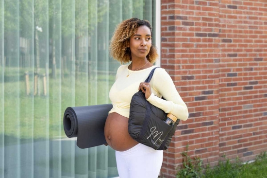 Slika Jastuk za trudnice On the Go sivi - Doomoo