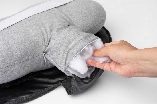 Slika Jastuk za trudnice On the Go sivi - Doomoo