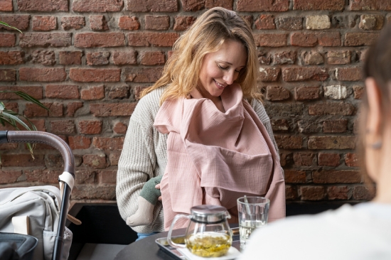 Slika Tetra dekica za dojenje, Roza - Doomoo 