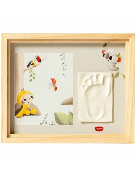 Slika Okvir s otiskom Simple Frame - Wooden Tiny Love 