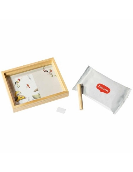Slika Okvir s otiskom Simple Frame - Wooden Tiny Love 