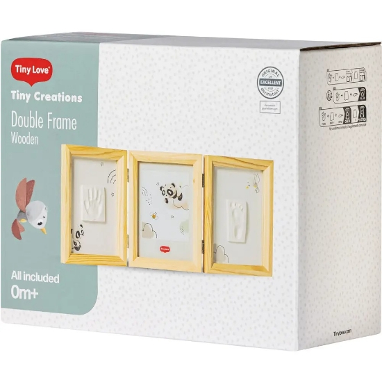 Slika Okvir s otiskom Double Frame - Wooden Tiny Love