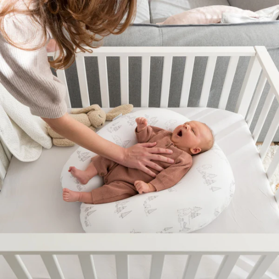 Slika Presvlaka za jastuk za dojenje, Bear family sivi - Doomoo 