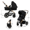 Slika Kolica Moov 2 4u1 MINK PRO, Pure Black Kinderkraft 