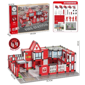 Prikažite detalje za Kockice vatrogasna postaja 337 kom Slika Kockice vatrogasna postaja 337 kom