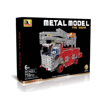 Slika DIY, Set za gradnju, Vatrogasni kamion, 732-dij.