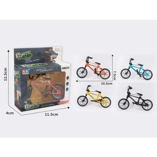 Slika Metalni (die-cast) mini bicikl, 10,5 cm