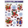 Slika Božićne naljepnice za staklo 31,5×42 cm