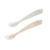 Slika 1st žlica set od 2 kom Clay/Misty Green - Beaba Ergonomic 