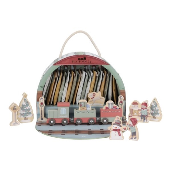 Slika Adventski kalendar Vlak - Little Dutch
