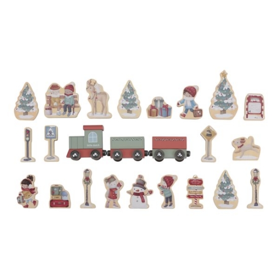 Slika Adventski kalendar Vlak - Little Dutch